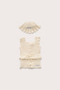 BABY CATALINA JUMPSUIT SET - OFF WHITE